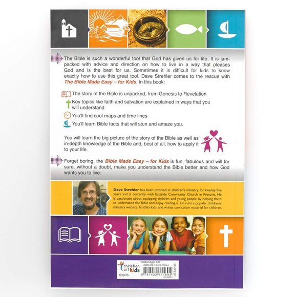The Bible Made Easy For Kids Paperback Book By Dave Strehler - Picture 2 of 5